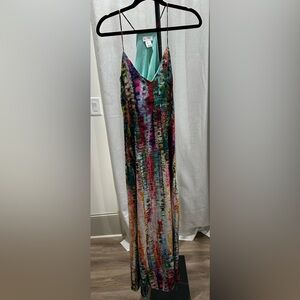 Colorful Abstract Maxi Dress